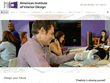 Tablet Screenshot of aiid.edu