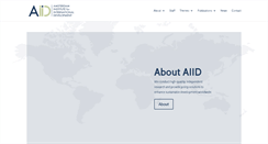 Desktop Screenshot of aiid.org